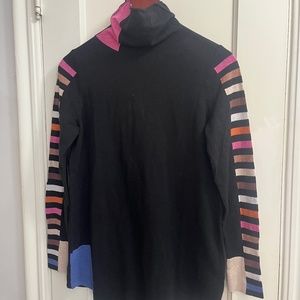 Nic + Zoe Stripes Aside Vital Turtleneck